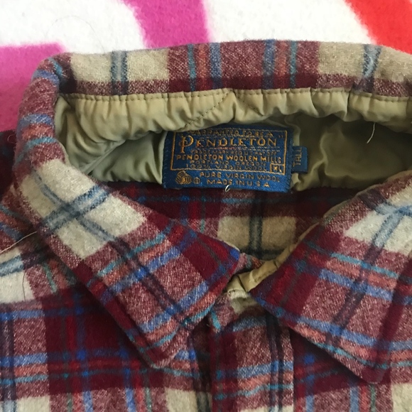 Vintage Pendleton Plaid Button Up - Picture 2 of 3